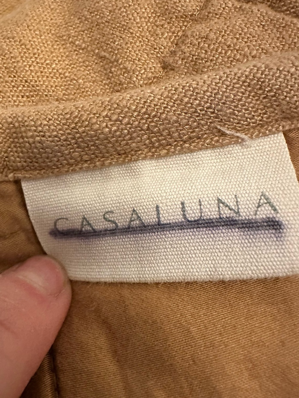 CASALUNA Heavyweight Linen Rayon Quilt Cover Blanket King USED - Picture 4 of 7